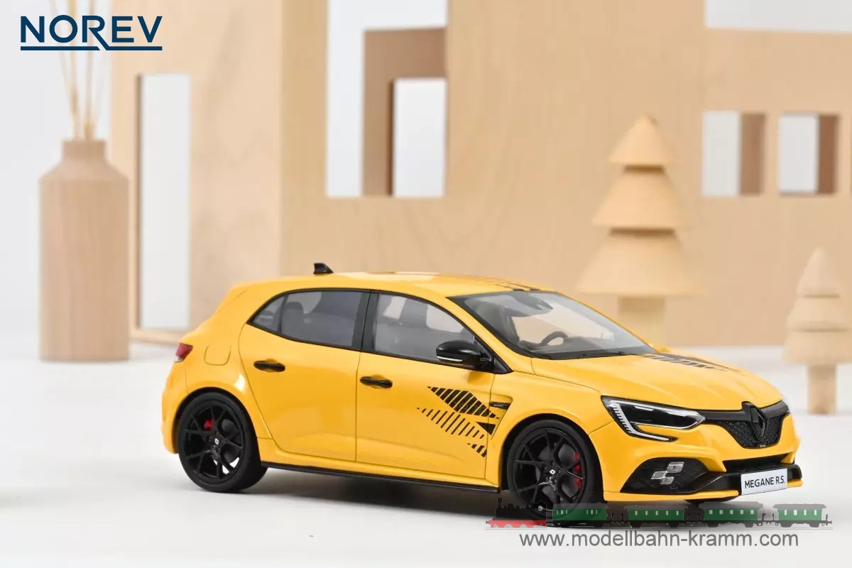 Modellbahn-Kramm: Norev 185395 Renault Megane RS 2023 gelb, only