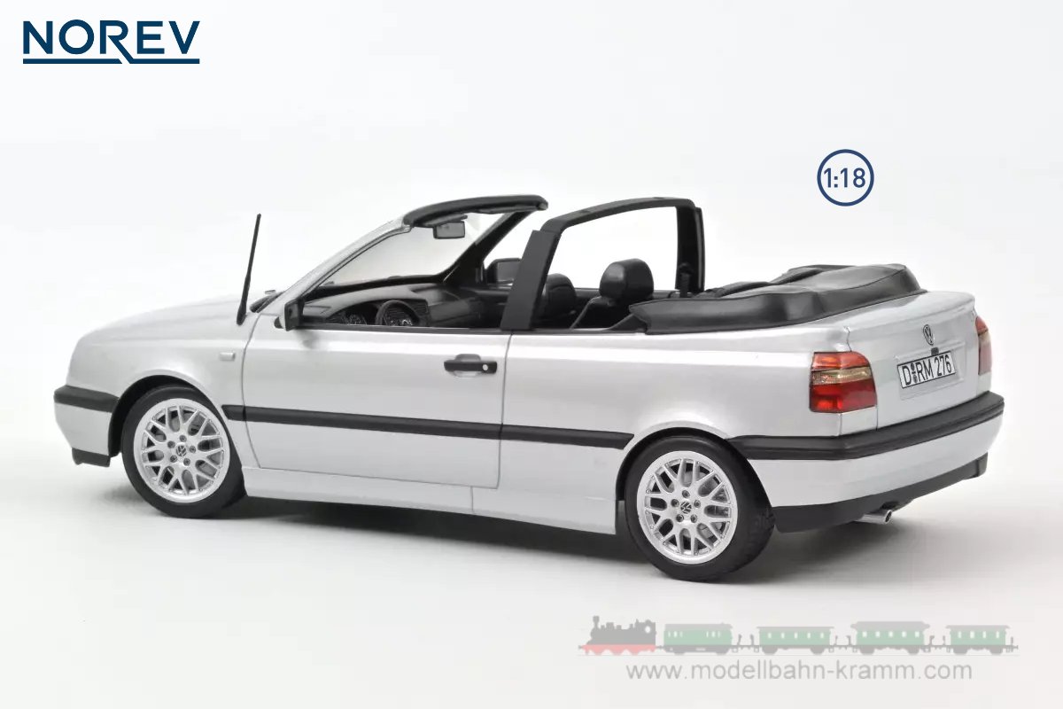 Norev 188468, EAN 2000075524805: 1:18 VW Golf Cabrio 1995 silber