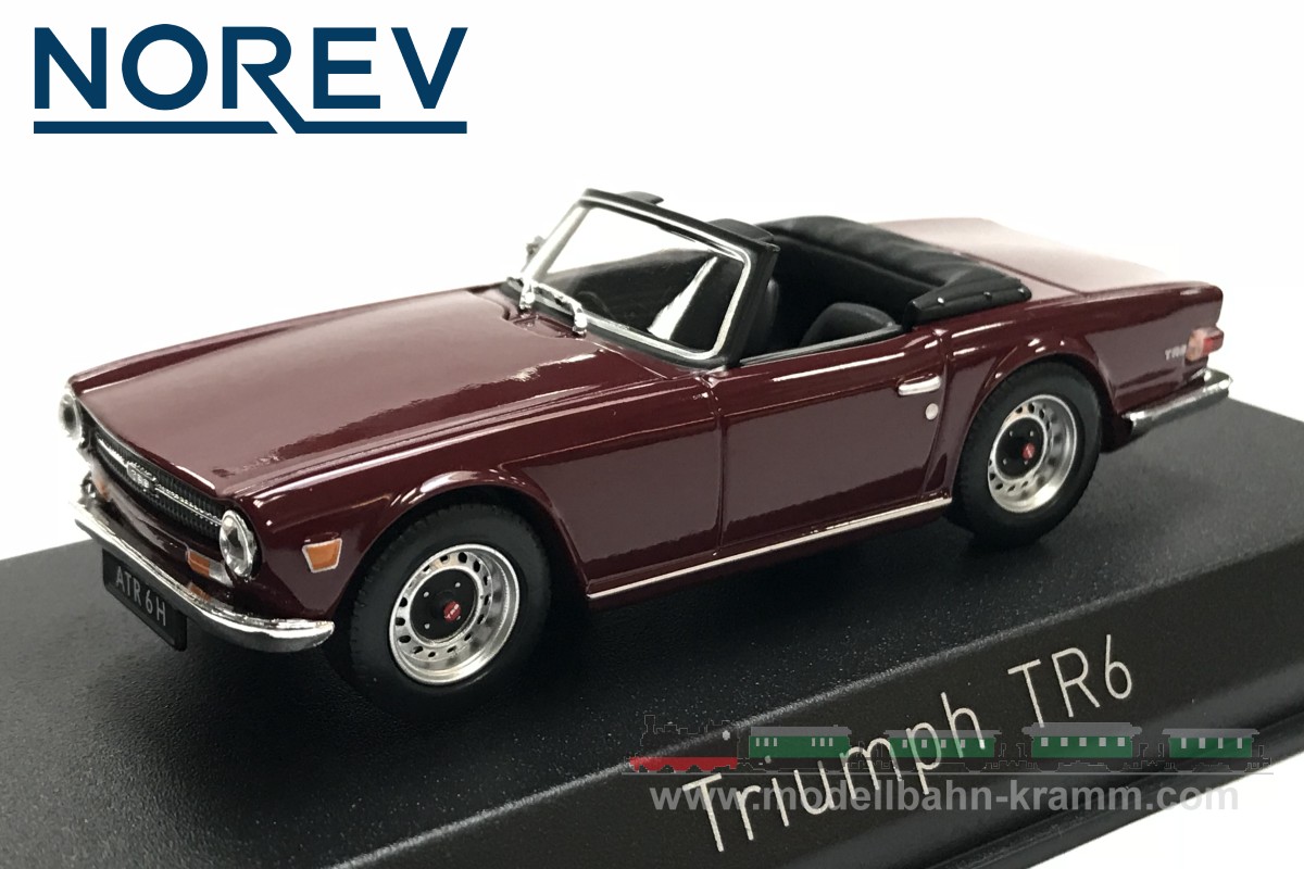 Norev 350092, EAN 3551093500924: Triumph TR6 1970 Damson Red