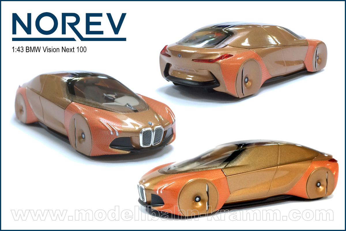 NOREV 1/43 – BMW 2000 TI – Orange Saumon – Grand Prix D'Amérique – Occasion