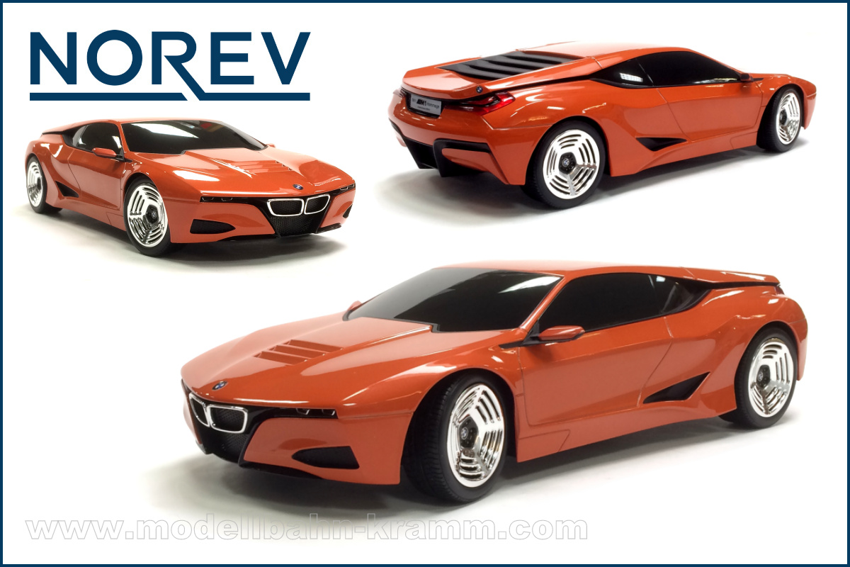 Modellbahn-Kramm: Norev 80432413752 1:18 BMW M1 Hommage 2008