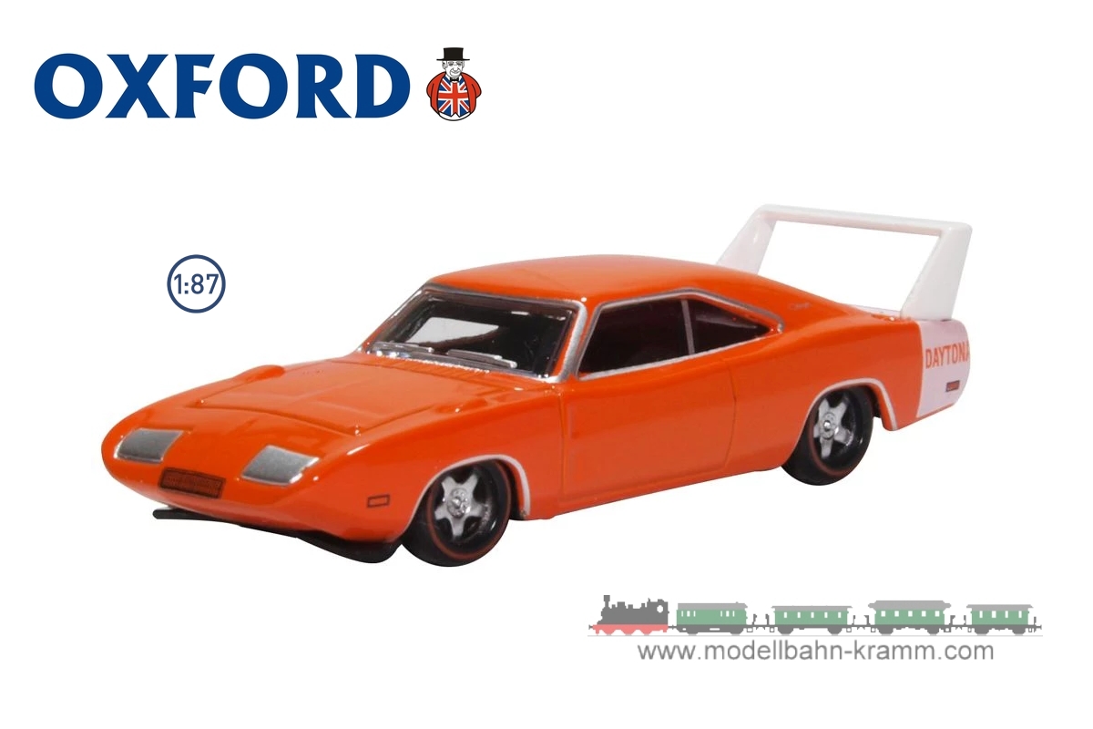 Oxford 87DD69002, EAN 2000075121981: 1:87 Dodge Charger Daytona 1969 orange