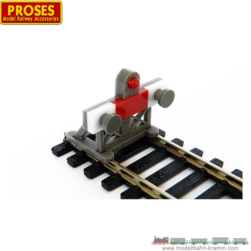 Proses PBFH005, EAN 2000008637046: H0 BS LC 2x Prellbock, bel.