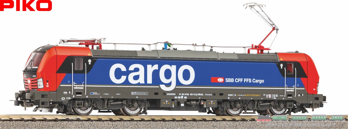 Piko 21694, EAN 4015615216940: H0 AC Sound, E-Lok BR193 Vectron der SBB Cargo