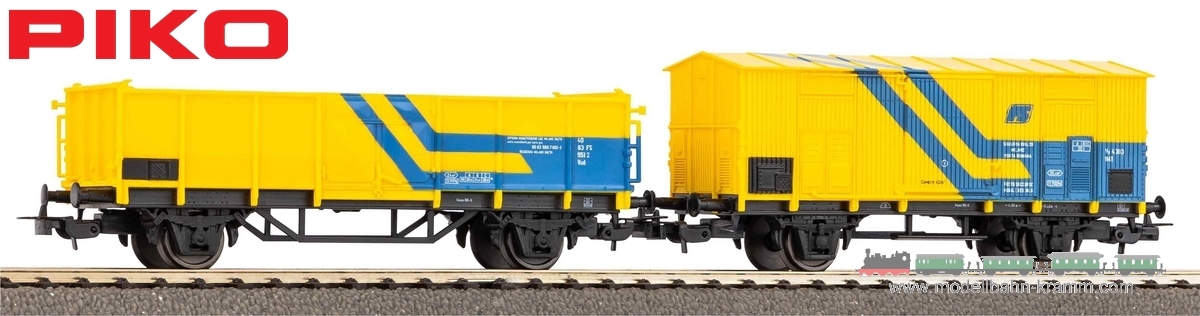 Piko 28301, EAN 4015615283010: H0 DC 2er Set Güterwagen VS IV
