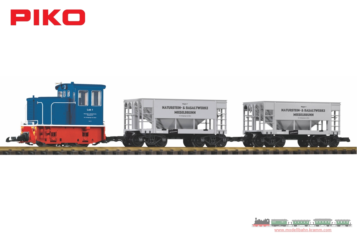 Piko 37151, EAN 4015615371519: G Start-Set Güterzug GE-25Ton