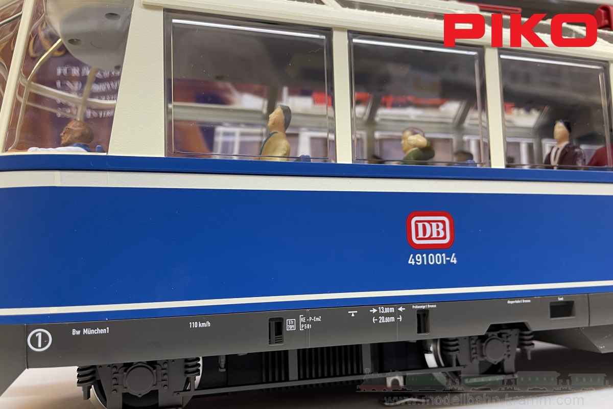 Piko 37330, EAN 4015615373308: G analog Elektrotriebzug Gläserner Zug DB IV