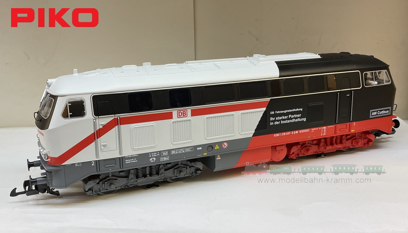 Piko 37511, EAN 4015615375111: G analog Diesel locomotive class 218 Cottbus