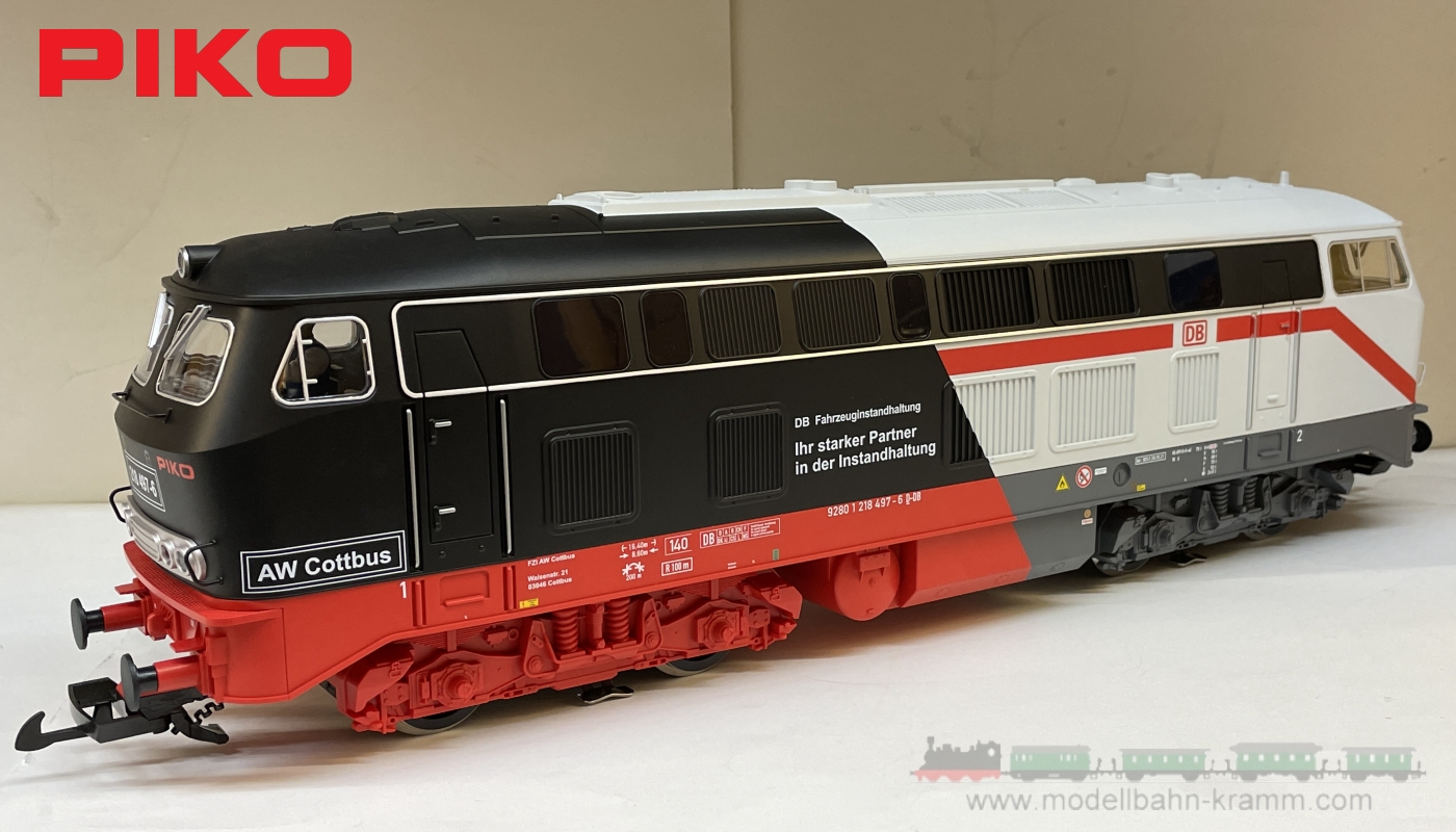 Piko 37511, EAN 4015615375111: G analog Diesel locomotive class 218 Cottbus