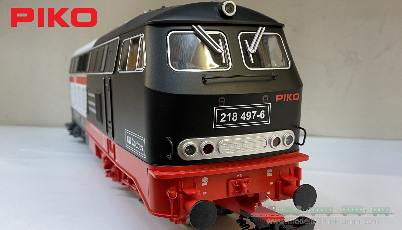 Piko 37511, EAN 4015615375111: G analog Diesel locomotive class 218 Cottbus