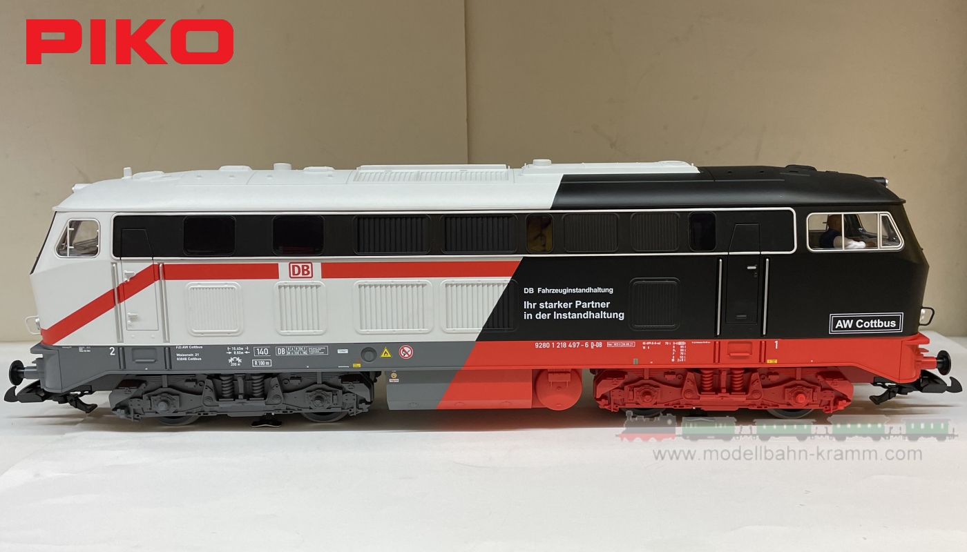 Piko 37511, EAN 4015615375111: G analog Diesel locomotive class 218 Cottbus