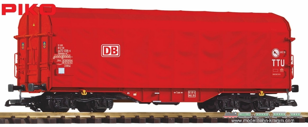 Piko 37724, EAN 4015615377245: G Schiebeplanenwagen Shimmns DB Cargo