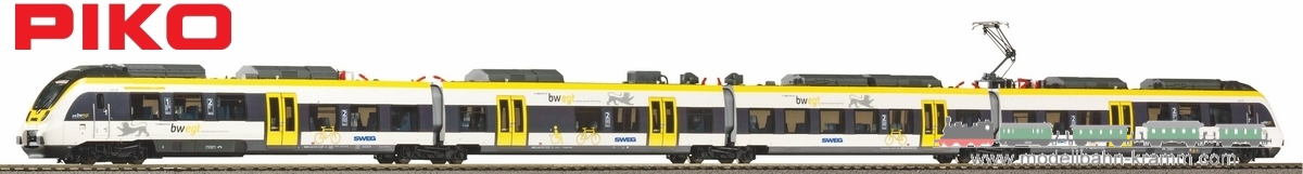 Piko 40209, EAN 4015615402091: N analog 4-tlg. Elektrotriebwagen BR 442 VI Talent 2 Bwegt SWEG