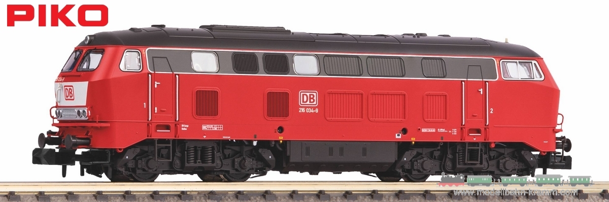 Piko 40526, EAN 4015615405269: N analog Diesellokomotive BR 216 DB AG