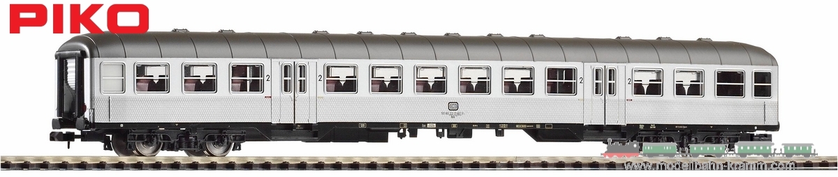 Piko 40649, EAN 4015615406495: N Personenwagen n-Wagen Silberling 2. Klasse DB