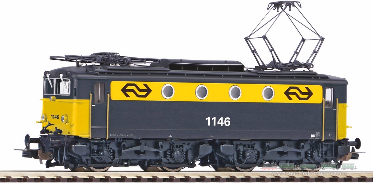 Piko 51377, EAN 4015615513773: Electric locomotive Rh 1100 of the NS, era IV, yellow-grey