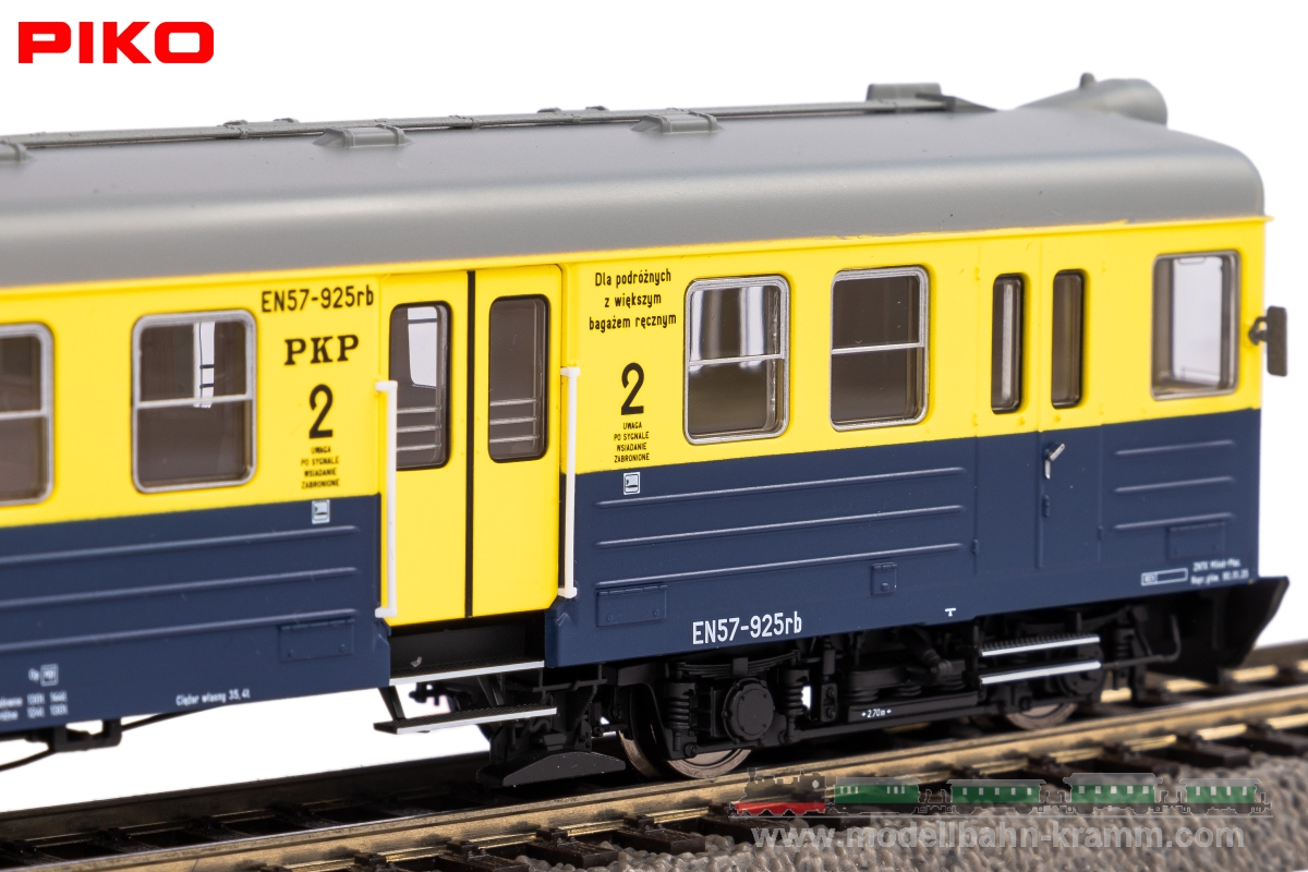 Piko 51452, EAN 4015615514527: Electric multiple unit EN 57 of the PKP, era IV, with sound