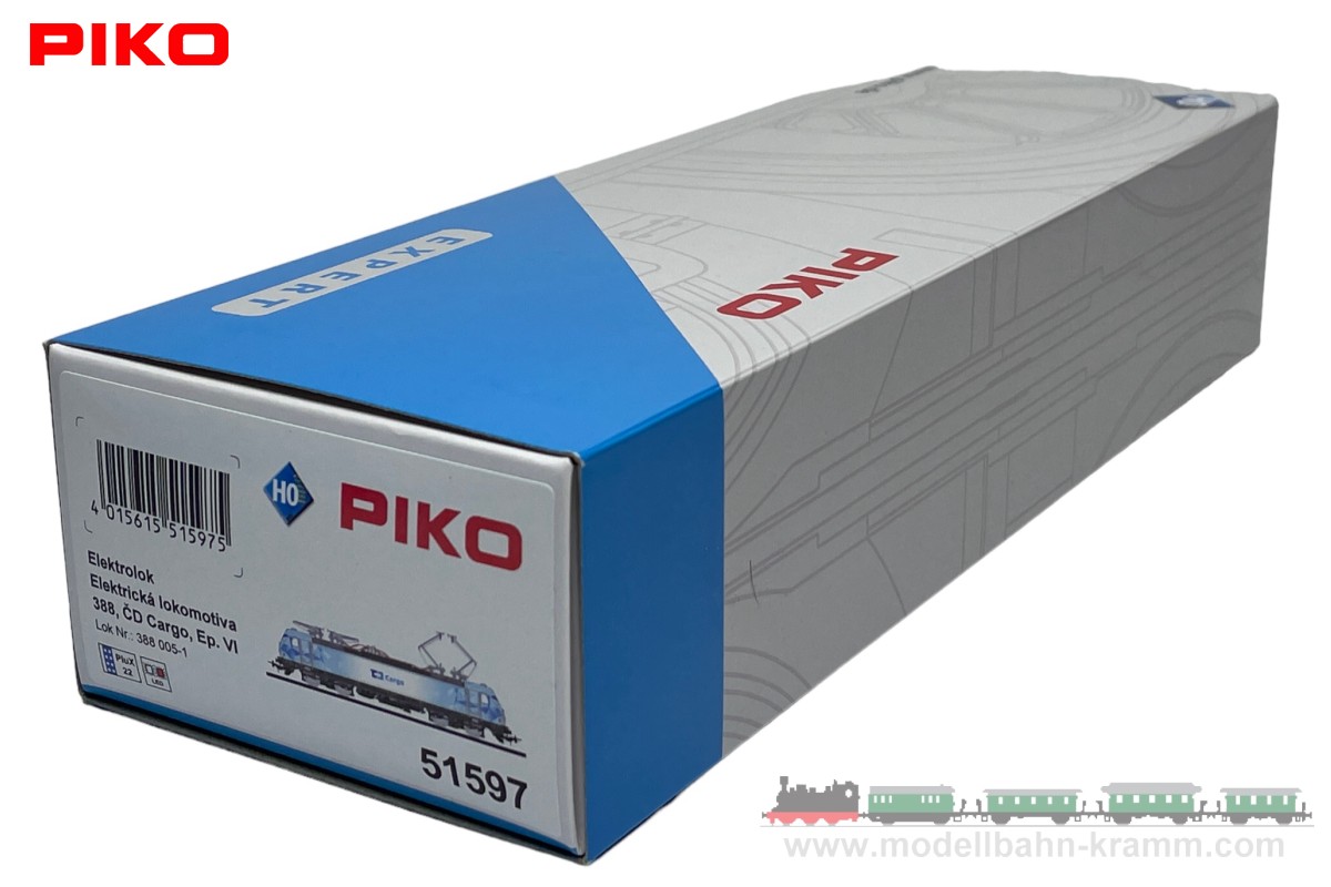 Piko 51597, EAN 4015615515975: H0 DC analog E-Lok BR 388 CD Cargo VI