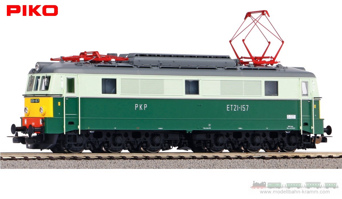 Piko 51602, EAN 4015615516026: Electric locomotive ET21 of the PKP, era V, with sound