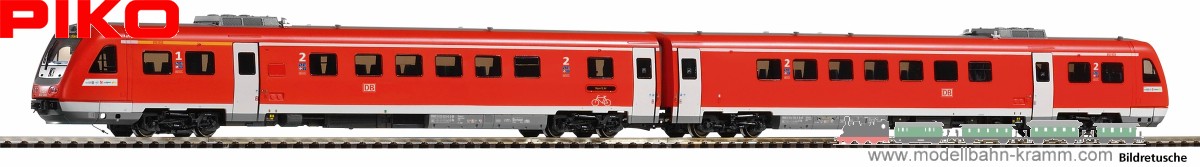 Piko 52208, EAN 4015615522089: H0 AC Sound Dieseltriebwagen VT 612 Regioswinger DB AG VI