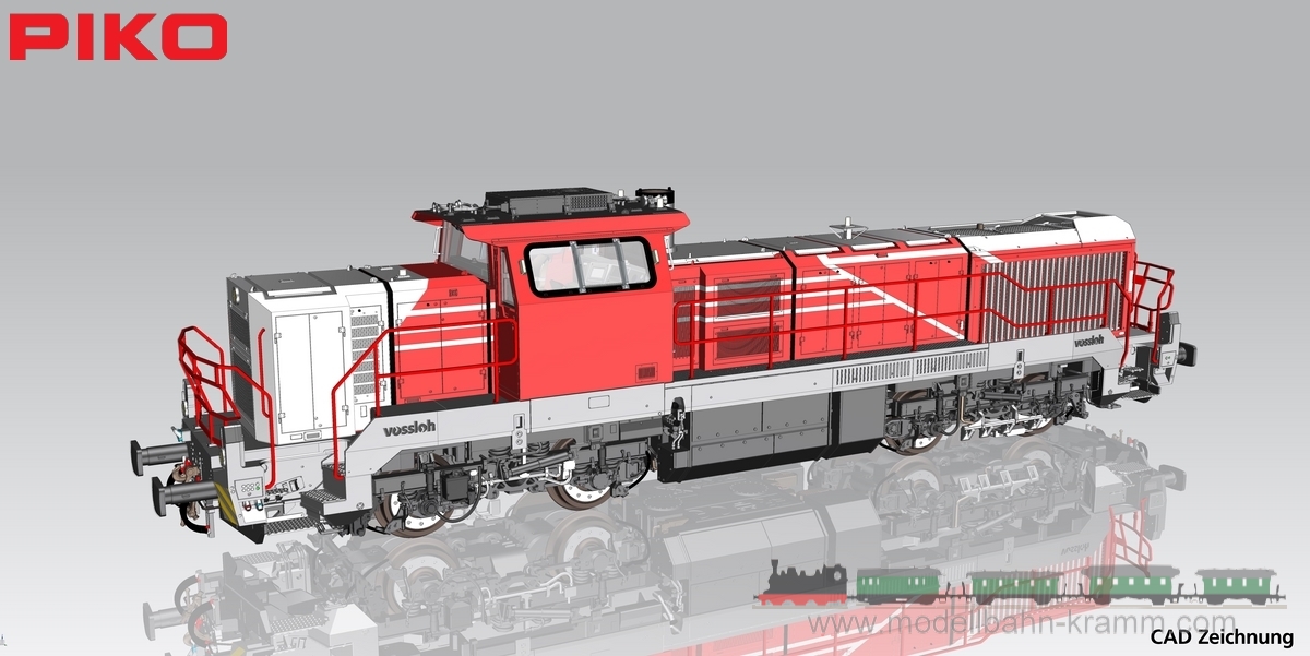 Modellbahn-Kramm: Piko 52369 H0 AC Sound Diesellok DE18 CFL VI