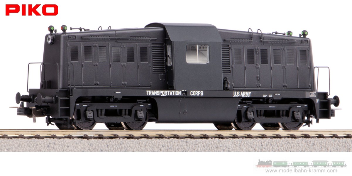 Piko 52466, EAN 4015615524663: Diesel locomotive series 65-DE-19-A of the USATC, era II