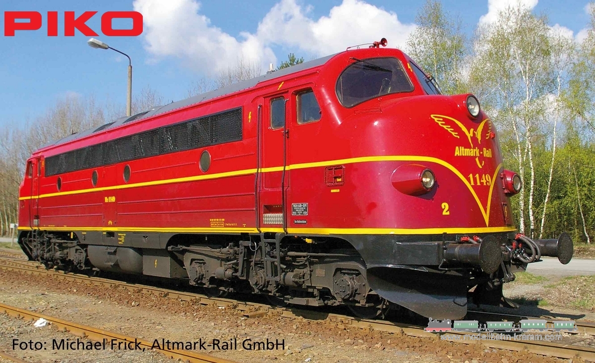 Piko 52506, EAN 4015615525066: H0 AC Sound Diesellok NoHAB 1149 Altmark-Rail VI