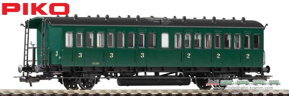 Piko 53187, EAN 4015615531876: H0 DC Abteilwagen 2./3. Klasse SNCB III