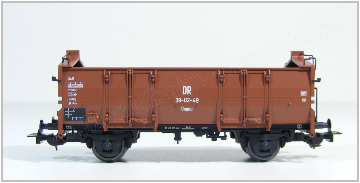 Piko 54442, EAN 4015615544425: H0 DC Offener Güterwagen Ommu39 DR III