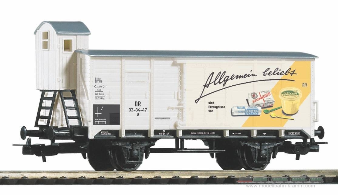 Piko 54617, EAN 4015615546177: Covered freight car G02 Hexenkuss of the DR, era III