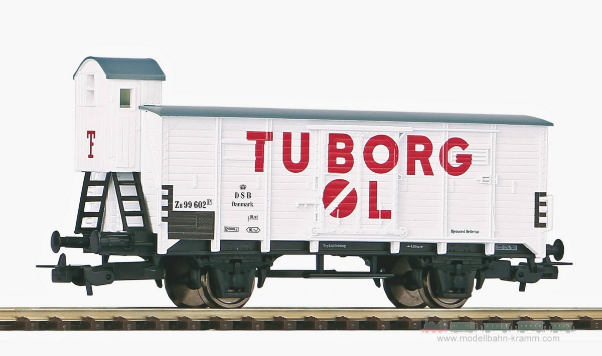 Piko 54619, EAN 4015615546191: H0 DC Gedeckter Güterwagen G02 Tuborg DSB III