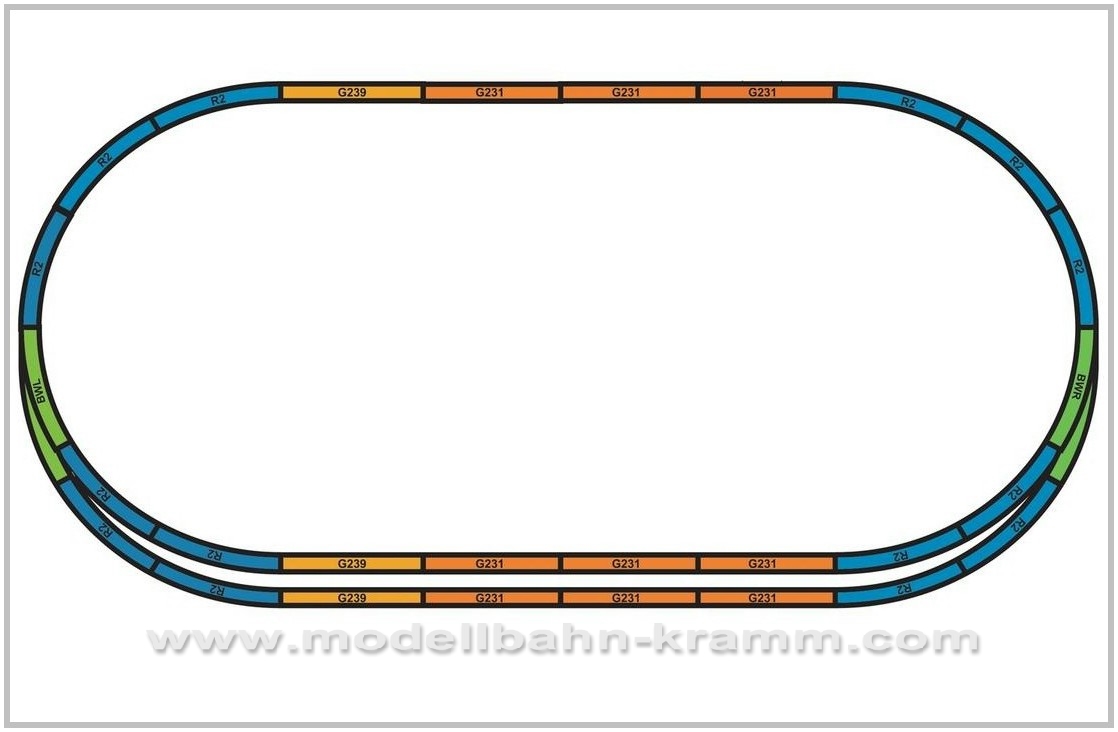 Piko 55367, EAN 4015615553670: Bettung für A-Gleis Set A+E