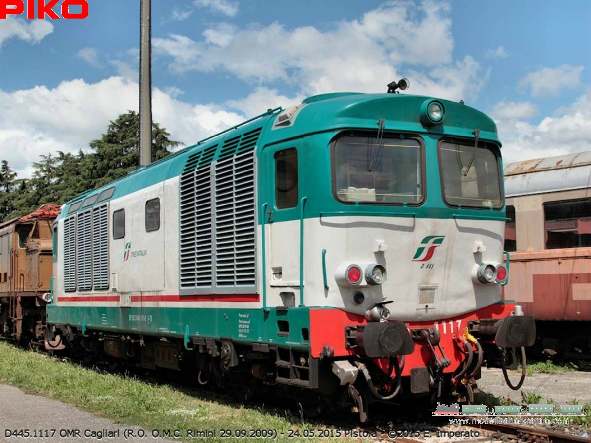 Piko 55933, EAN 4015615559337: H0 AC Sound Diesellok D.445 XMPR FS