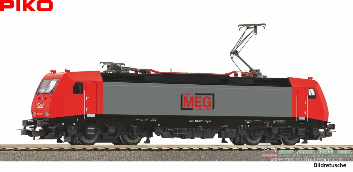 Modellbahn-Kramm: Piko 57976 H0 DC analog E-Lok BR 145 MEG VI, nur