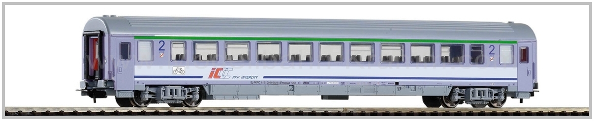 Piko 58662, EAN 4015615586623: H0 DC IC Personenwagen PKP 2. Klasse VI