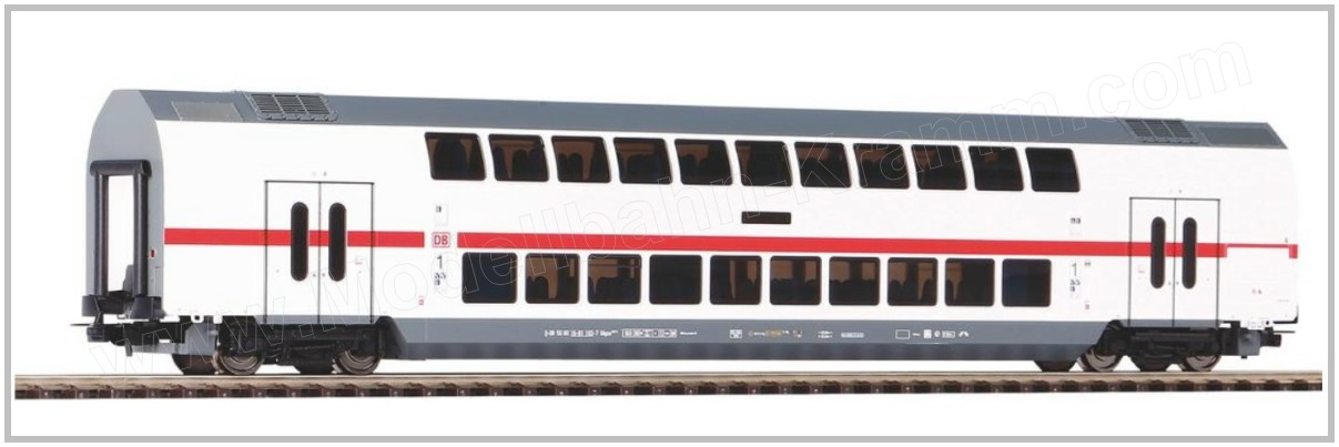 Piko 58802, EAN 4015615588023: H0 DC IC 2 Doppelstockwagen 1. Klasse DB AG VI