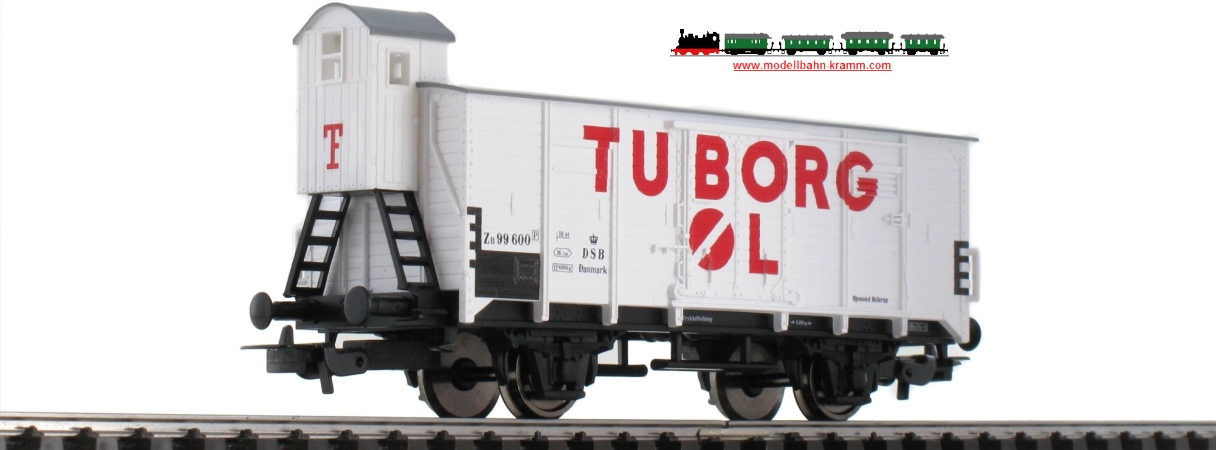 Piko 58909, EAN 4015615589099: H0 DC Gedeckter Güterwagen G02 Turborg-Carlsberg der DSB