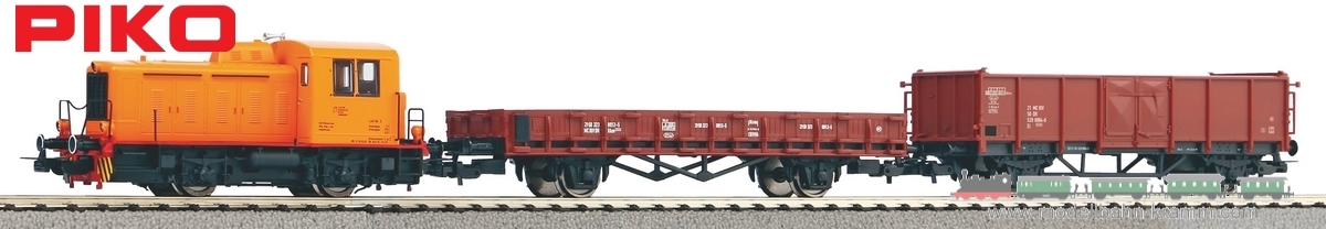 Piko 59101, EAN 4015615591016: H0 DC digital Start-Set PIKO SmartControl WLAN Set Güterzug mit TGK2 DR