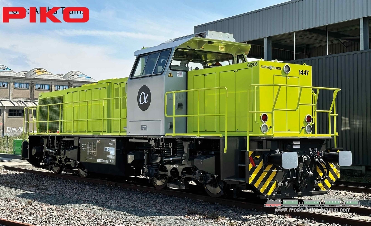Piko 59165, EAN 4015615591658: H0 DC analog Diesellok G 1206 Alpha Trains VI