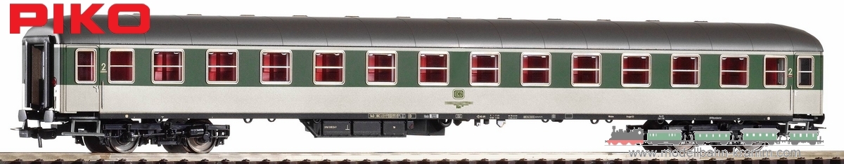 Piko 59650, EAN 4015615596509: H0 DC Schnellzugwagen 2. Klasse Büm 232 DB