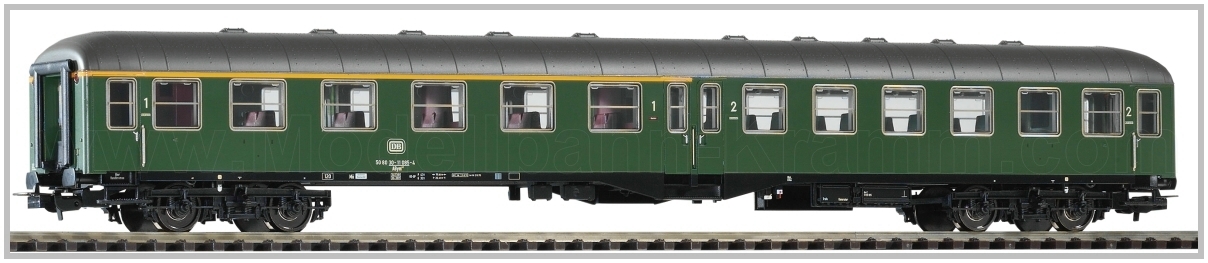 Piko 59681, EAN 4015615596813: H0 DC Mitteleinstiegswagen 1./2. Klasse ABym DB IV