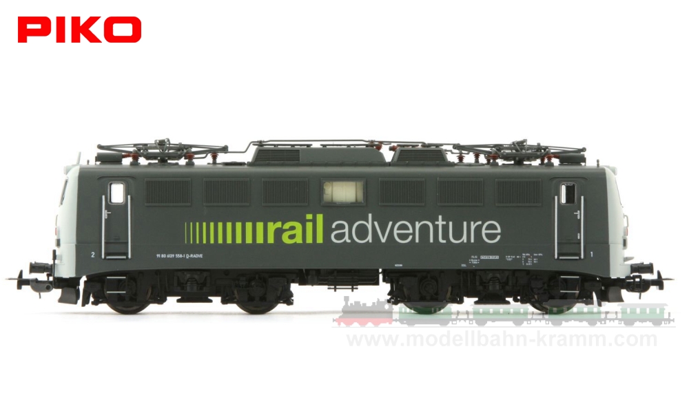 Piko 71174, EAN 4015615711742: H0 DC Sound electric locomotive BR 139 558-1 RailAdventure