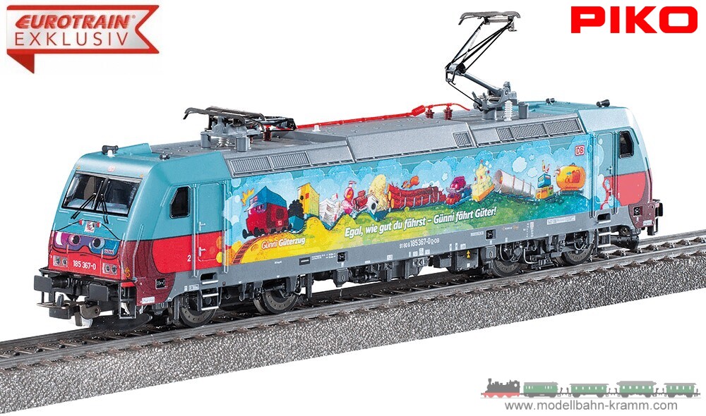 Piko 71180, EAN 4015615711803: H0 AC Sound Elektro-Lokomotive BR 185 Günni DB-Cargo