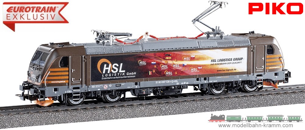 Piko 71194, EAN 4015615711940: H0 AC Sound Elektro-Lokomotive BR 187 HSL Logistik