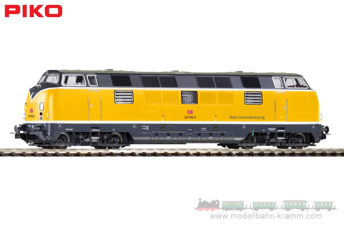 Piko 71286, EAN 2000075535344: H0 DC analog Diesellok BR 221 152-2 DBAG Netz Instandsetzung