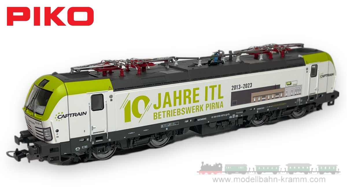 Piko 71305, EAN 2000075540225: H0 DC digital und Sound, E-Lok 193 897-6 ITL/Captrain 25 Jahre ITL