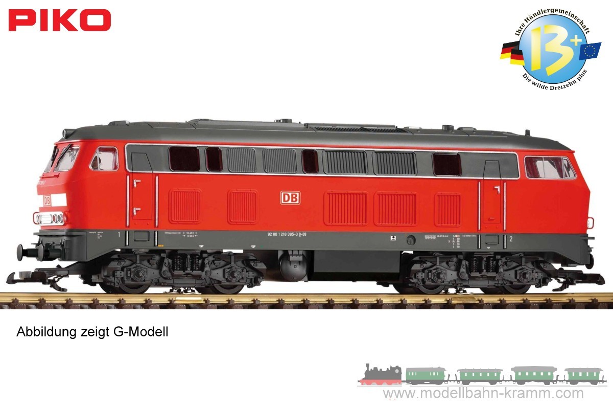Piko 71373, EAN 4015615713739: H0 AC digital Diesellok BR 218 DBAG