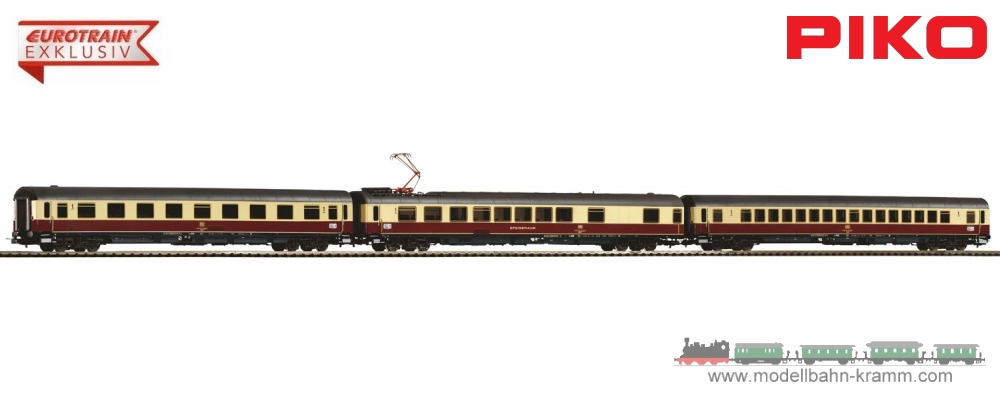 Piko 72214, EAN 4015615722144: H0 AC analog 3er Set Intercitywagen IC 178 DB