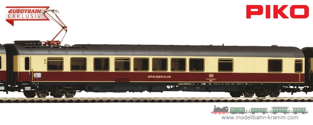Piko 72214, EAN 4015615722144: H0 AC analog 3er Set Intercitywagen IC 178 DB