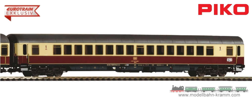 Piko 72214, EAN 4015615722144: H0 AC analog 3er Set Intercitywagen IC 178 DB